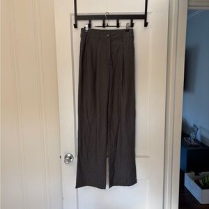 Wild Fable Gray Pinstripe wide leg trousers